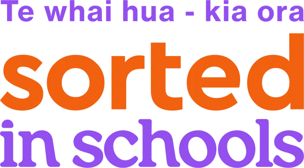 Sorted In Schools Logo Orange Purple RGB