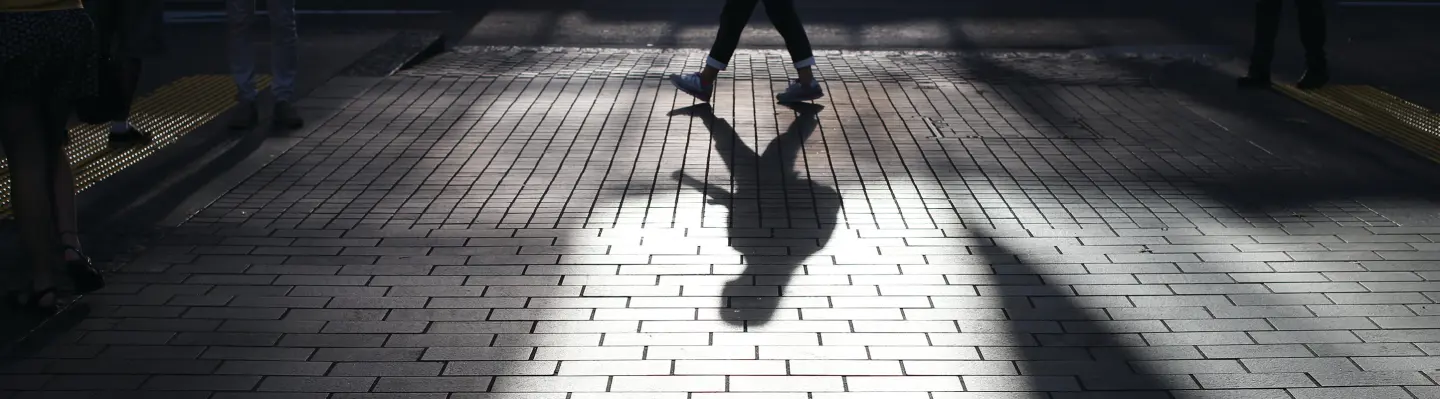 girl walking shadow CFFC