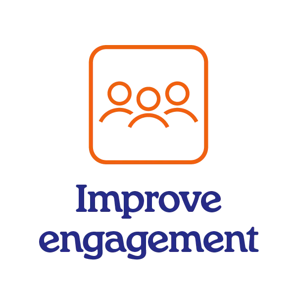 Icon Improve engagement