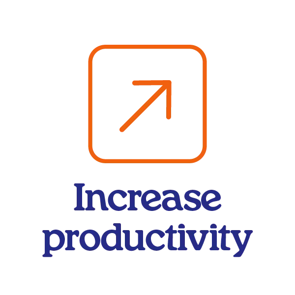 Icon Increase productivity